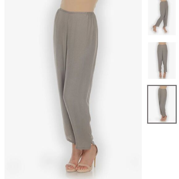 Citron Silk Pull-on Pant in black - Picture 11 of 11